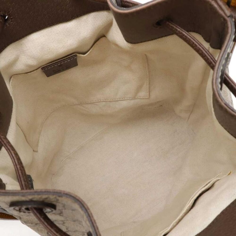 Pre Loved Gucci Drawstring Bucket Monogram Women … - image 5
